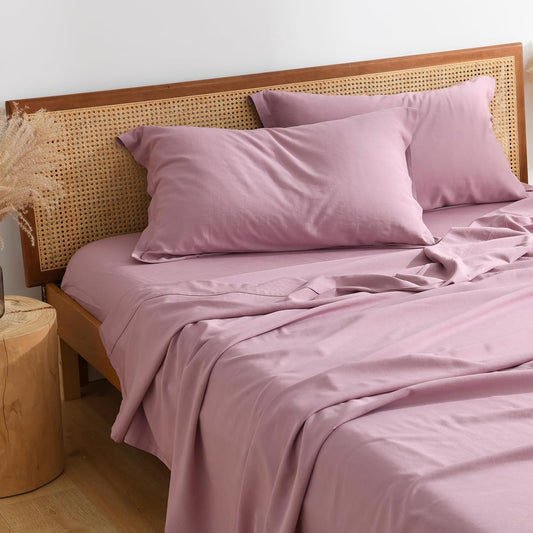 ChillNest PANDATEX Cooling Queen Sheet Set – Bamboo-Rayon Percale, Deep-Pocket 15" Fitted, Moisture-Wicking & Breathable, Ideal for Hot Sleepers