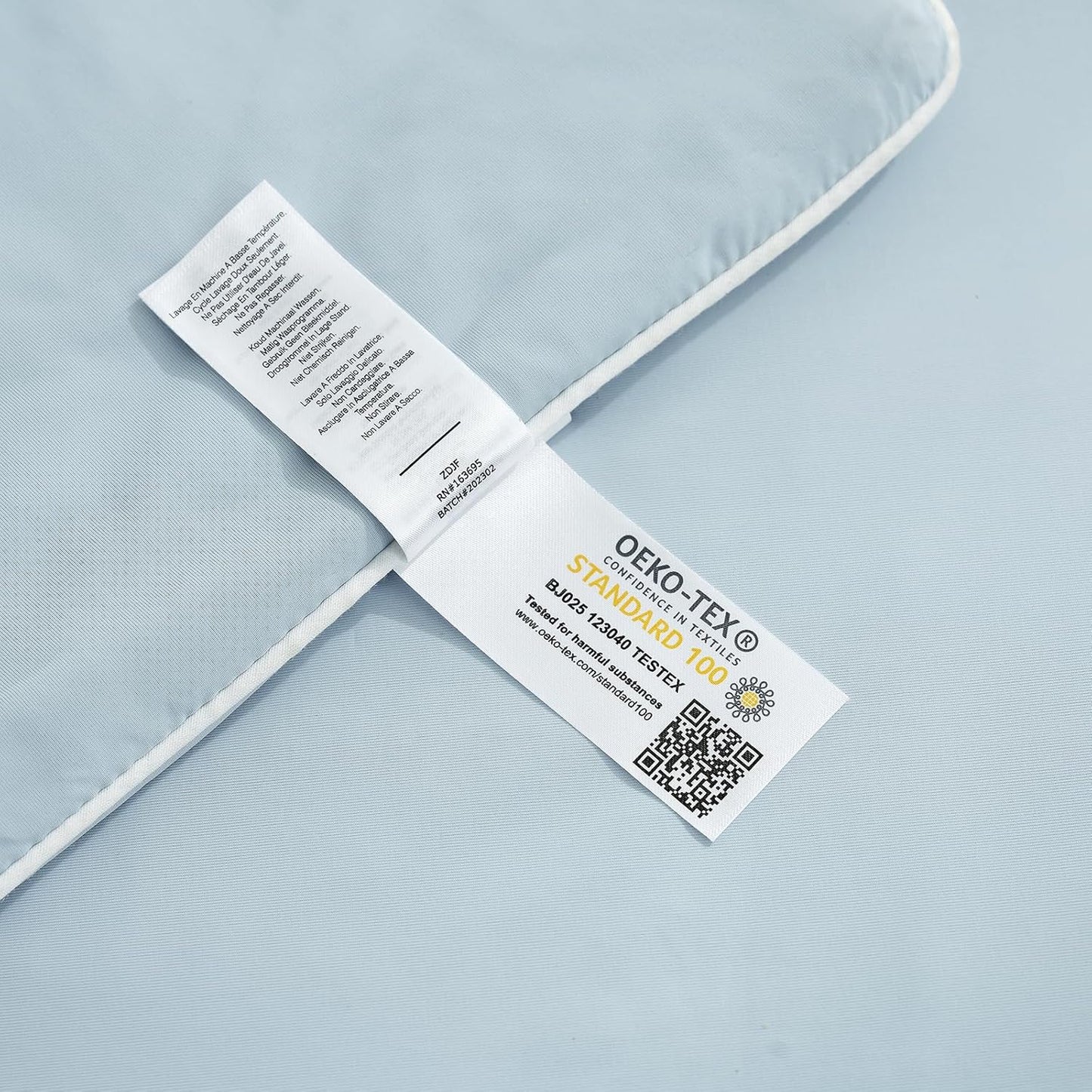 PHF Ice Blue Cooling Comforter King – Arc-Chill, Q-Max 0.5+, Lightweight Blanket for Hot Sleepers & Night Sweats