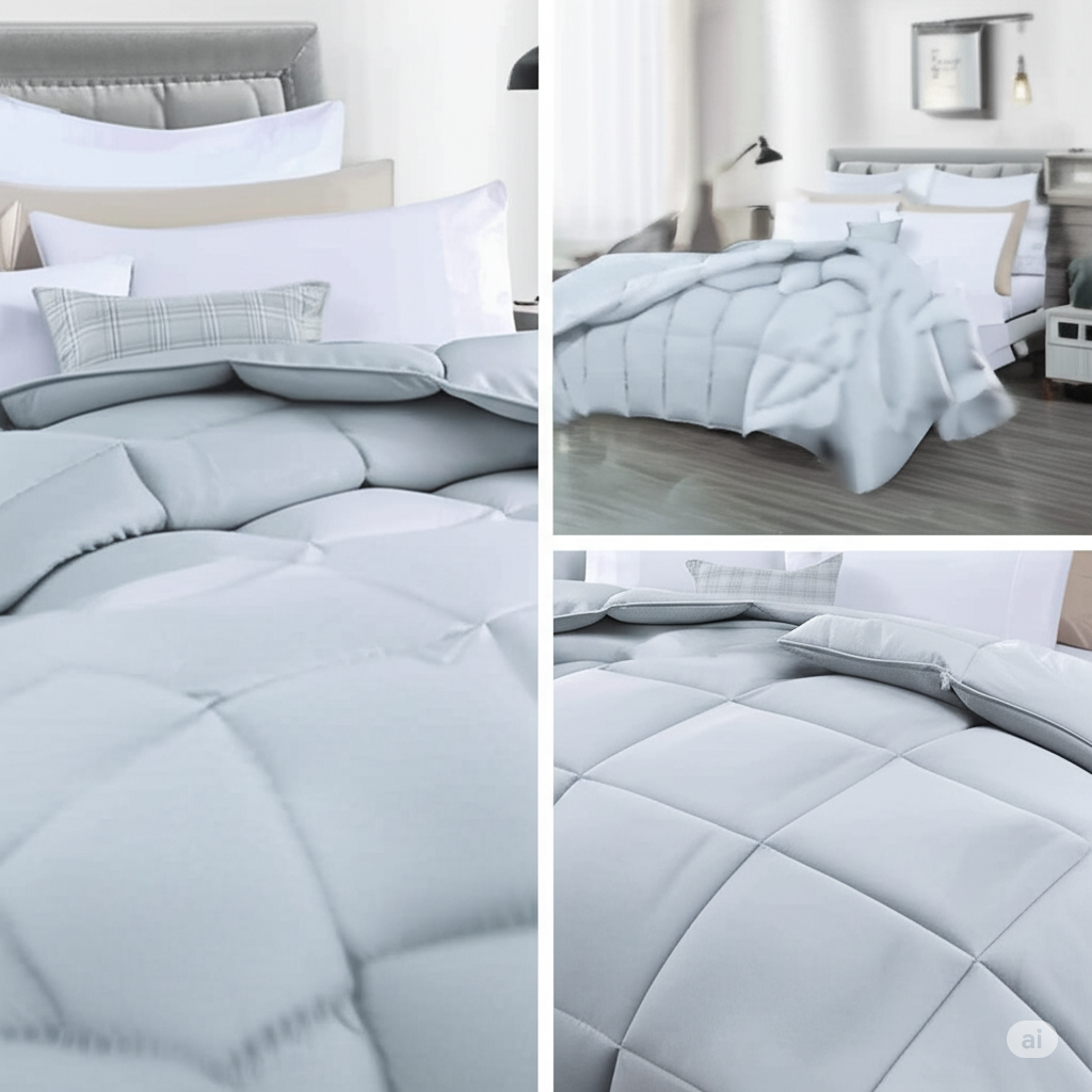 Chezmoi Collection All Season Queen Size Down Alternative Comforter