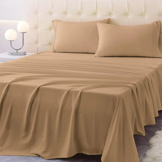 ChillNest Cooling Twin Sheet Set – Soft Double-Brushed Microfiber, Deep-Pocket Wrinkle-Free Bedding for Hot Sleepers