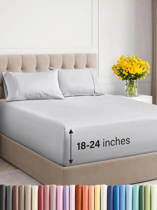 ChillNest Cooling Twin‑XL Sheet Set – Breathable, Extra Deep Pocket, Hotel‑Luxury Cooling Sheets for Hot Sleepers in Florida & Arizona